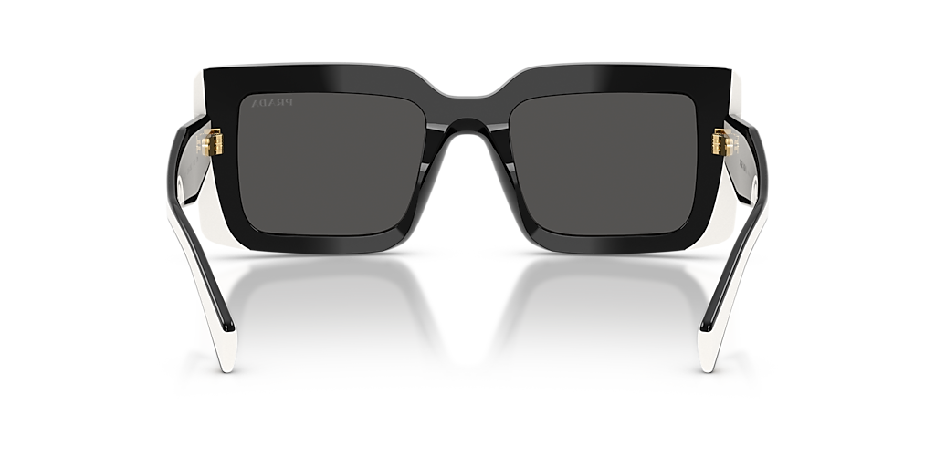 Prada PR D01S M (52 - 21) with Grey lenses and Black frame
