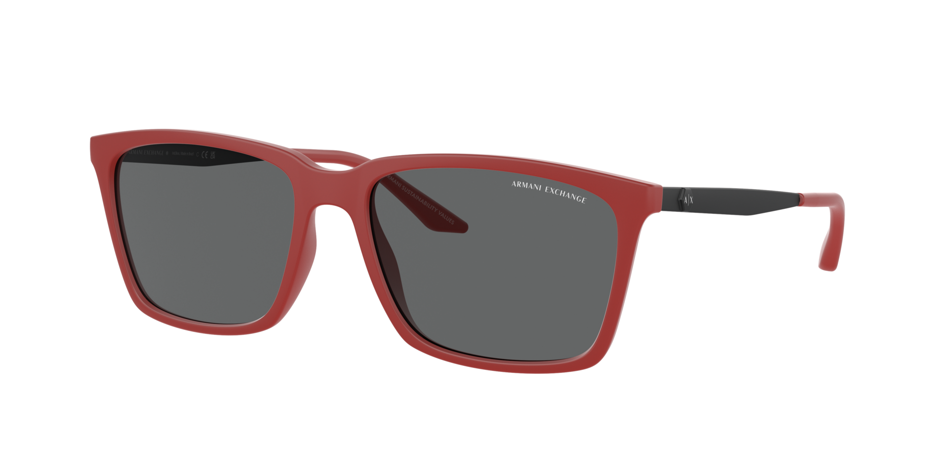 Armani Exchange AX4138S XL (57 - 17) with Grey lenses and  display picture 2
