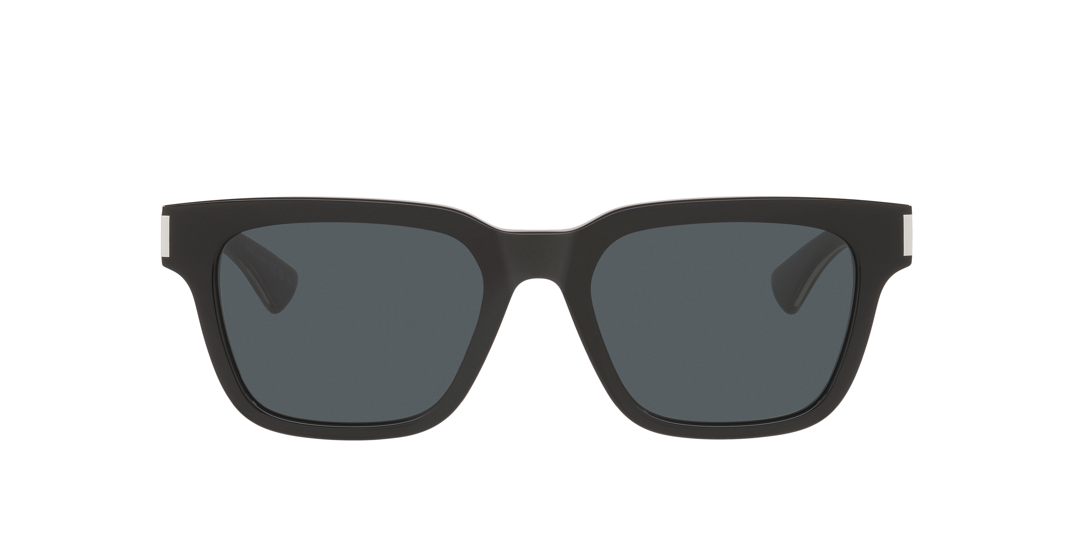 BLACK FRAME 57 SUNGLASSES IN ACETATE WITH LEATHER サングラス BLACK FRAME 57 SUNGLASSES IN ACETATE WITH LEATHER - BLACK