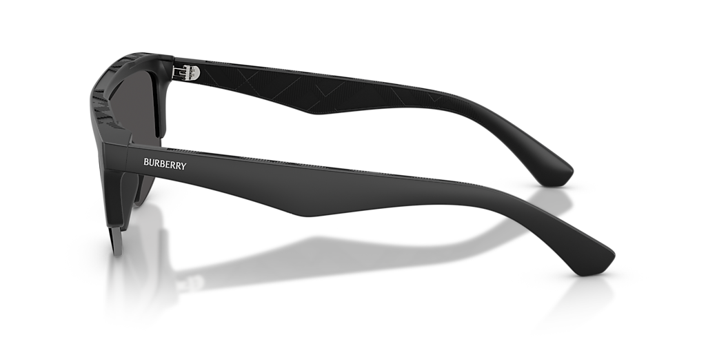 BURBERRY BE4460U Matte Black - Men Luxury Sunglasses, Dark Grey Lens