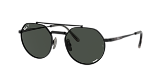 ray Ray-Ban RB4167 M (59 - 20) with Grey lenses and Black frame