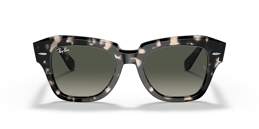 Ray-Ban RB2186 State Street Fleck L (52 - 20) with Grey lenses and