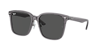 RAY-BAN RB2206D Havana - Unisex Sunglasses, Dark Grey Lens