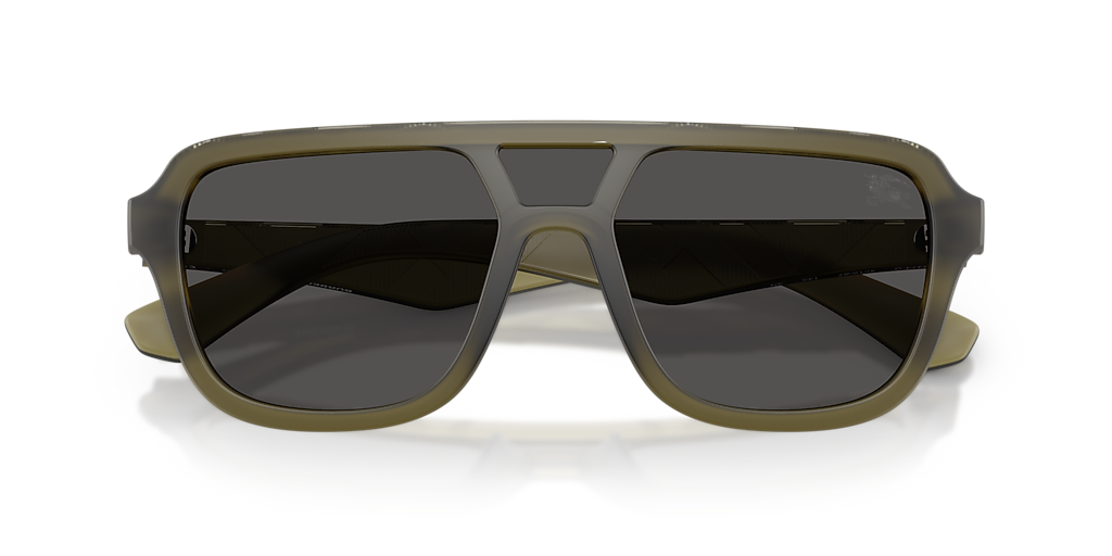 Burberry BE4474U L (0 - 128) with Grey lenses and Green frame