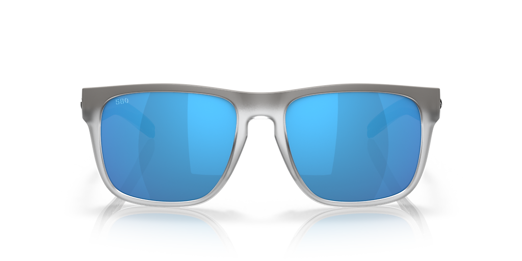COSTA 6S9008 Ocearch Spearo Ocearch Matte Fog Gray - Men Sunglasses, Blue Mirror Lens