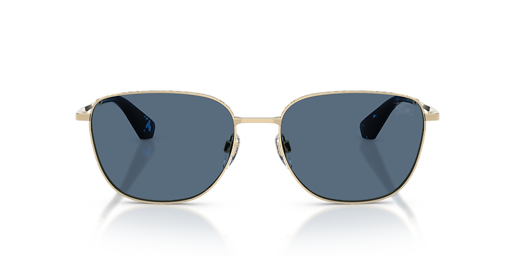 Burberry Monogram Blue Sunglasses B Logo Runway Style w/ Case & Box NEW Burberry BE3171 XL (57 - 17) with Blue lenses and Gold frame  main image 4