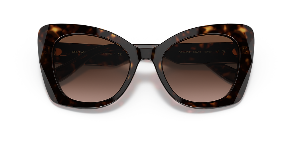 New Authentic Dolce & Gabbana Black Cat-Eye Sunglasses DG4405F 0051 , descriptio Amazon.com: Sunglasses Dolce & Gabbana DG 4405 F Asian fit  main image 4