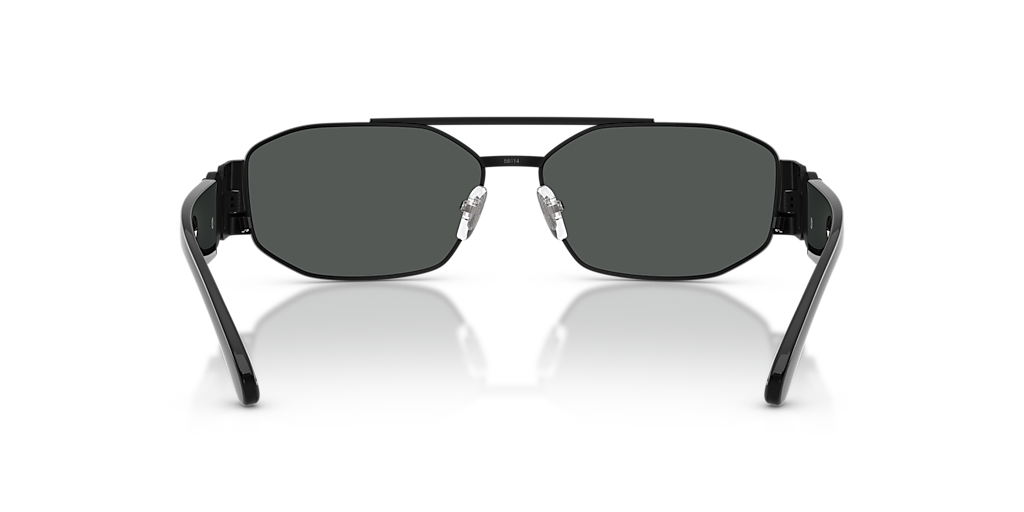 VERSACE VE2287 Matte Black - Men Luxury Sunglasses, Dark Grey Lens