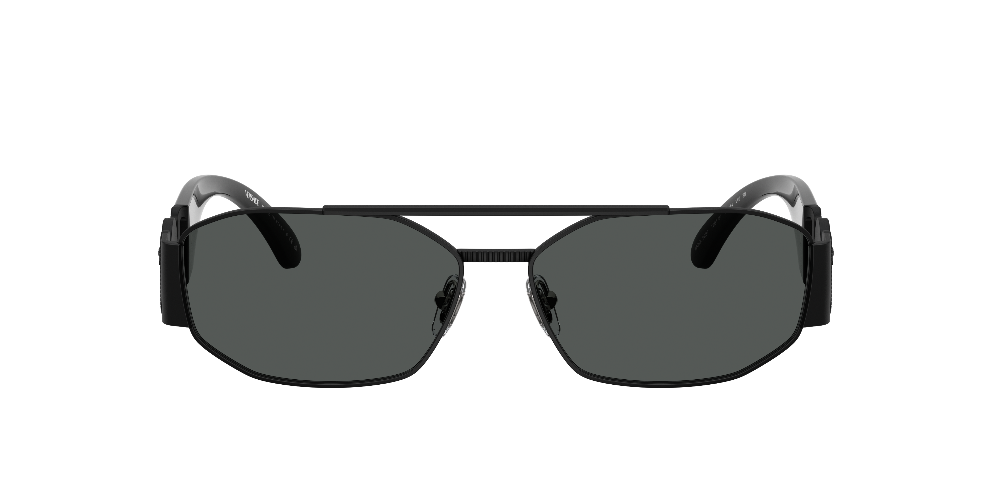 Versace VE2287 L (58 - 14) with Grey lenses and Black frame