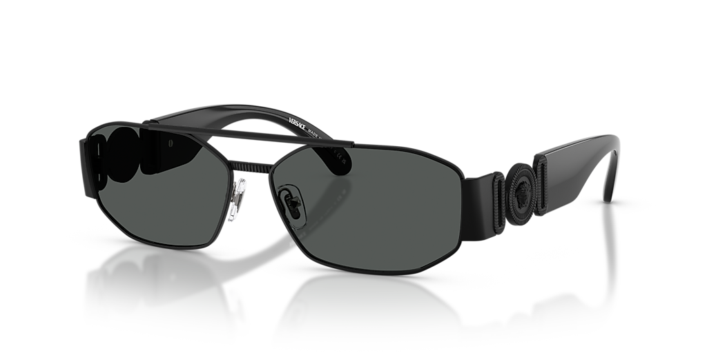 Versace VE2287 L (58 - 14) with Grey lenses and Black frame