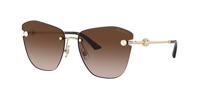 Jimmy Choo JC4004HB 59 Brown Gradient Violet & Pale Gold 