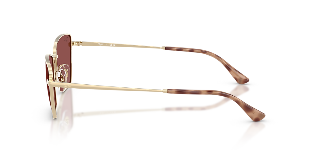 Ray-Ban Drea Bio-Based XXL (56 - 18) with Violet lenses and Gold