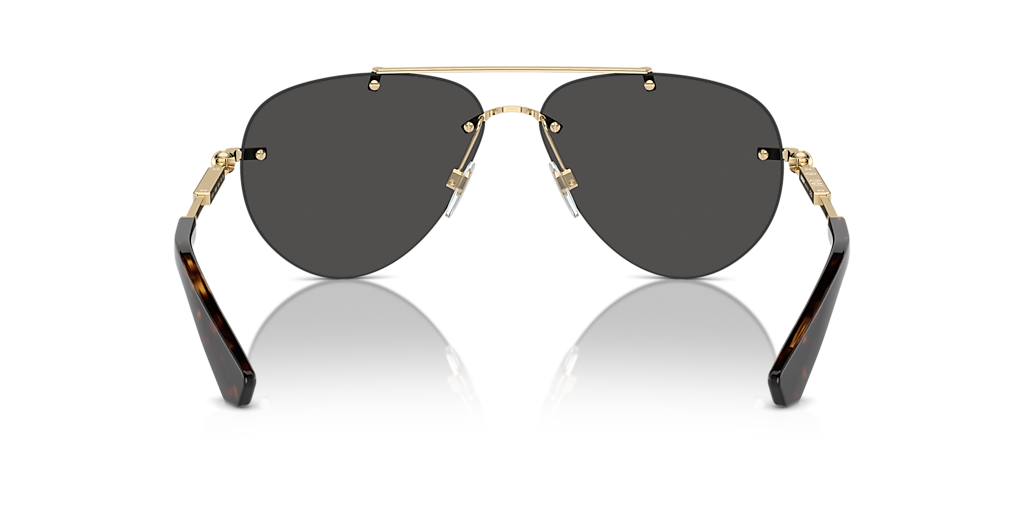 BURBERRY アヒエタサンクラス BE3151 110987 Burberry BE3151 XL (60 - 13) with Grey lenses and Gold frame