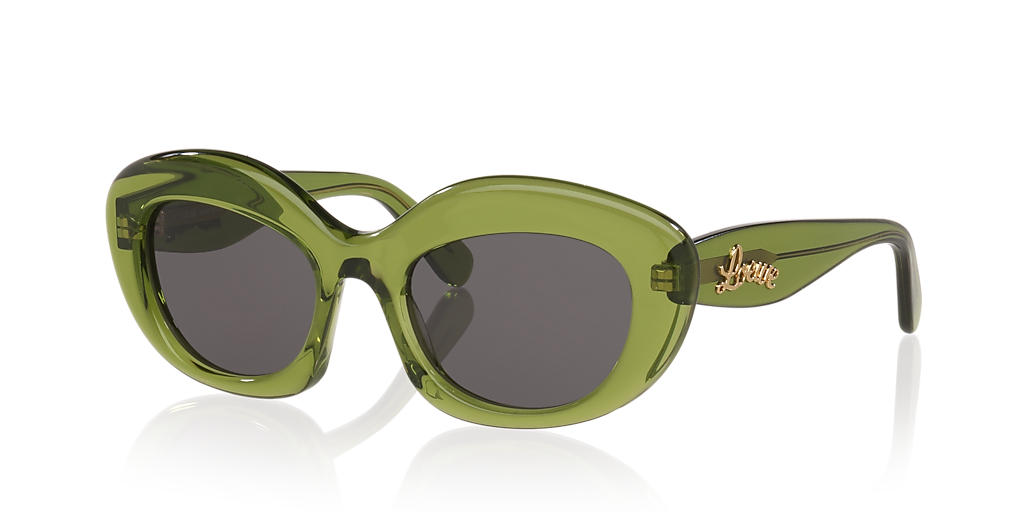 Loewe ロエベ サングラス LW40153I Loewe Curvy LW40153I XS (51 - 20) with Brown lenses and