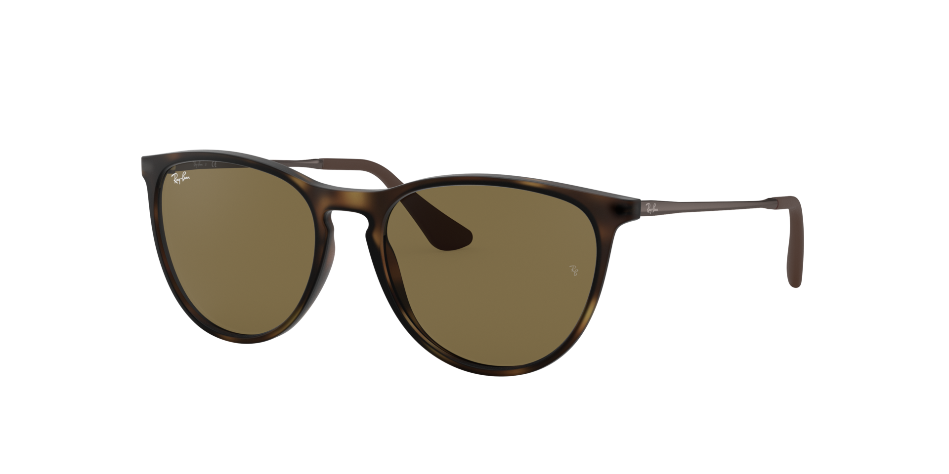 Ray-Ban Unisex Sunglass RB9060S Erika Kids - Frame color: Havana, Lens color: Brown