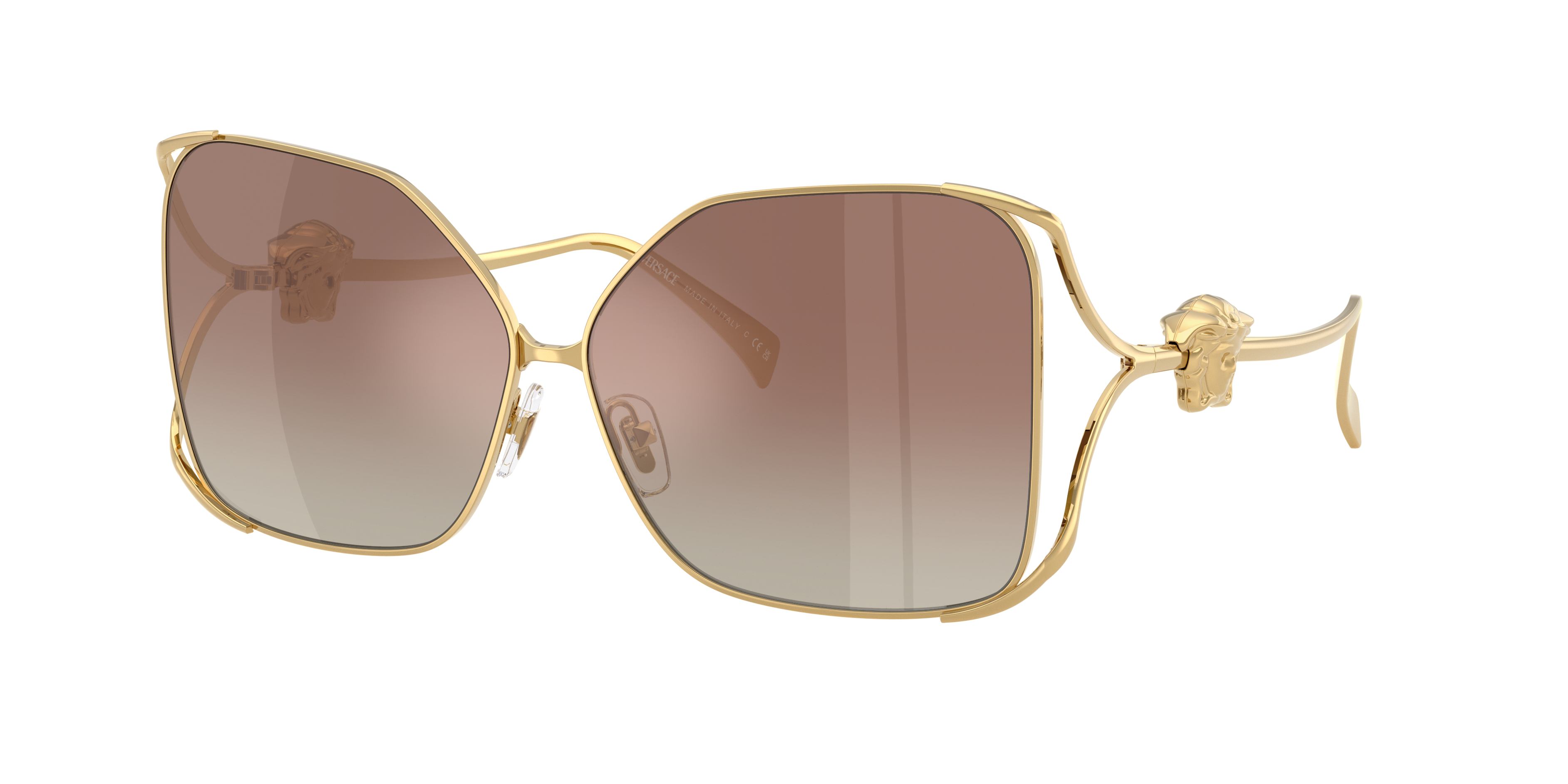 Versace VE2288 XL (62 - 11) with Brown lenses and Gold frame