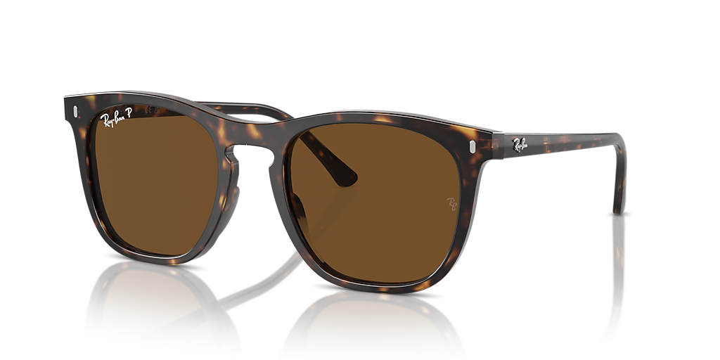 Ray-Ban RB2210F L (53 - 21) with Brown lenses and Tortoise frame