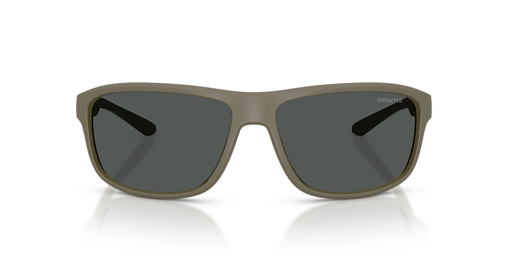 ARNETTE SERUM CREAM FRAME GREEN LENSES COMFORT‎ FIT SUNGLASSES ONE SIZE Arnette AN4351 E.Z. XL (56 - 16) with Green lenses and Grey  main image 2