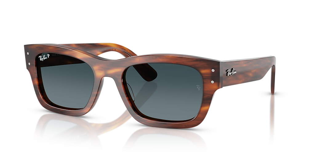 RB7683S-140171-55  レイバンサングラス JOSEPH ジョセフ JOSEPH Sunglasses in Havana Grey On Gradient Blue and Gradient