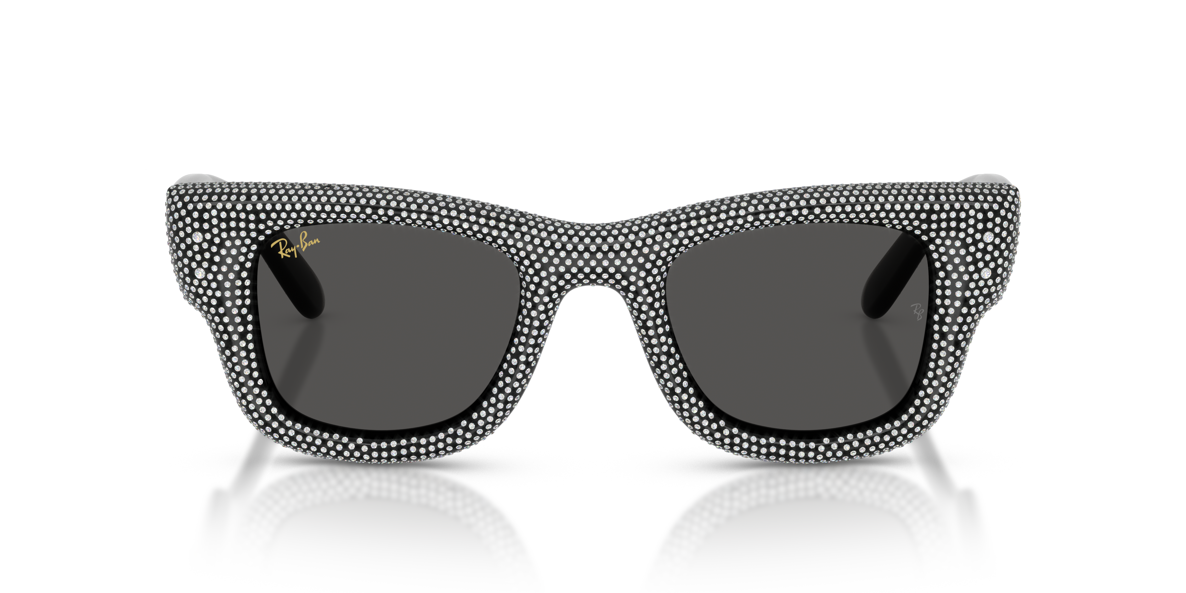 RB4940BP Wayfarer Puffer Crystal Pavè Edition