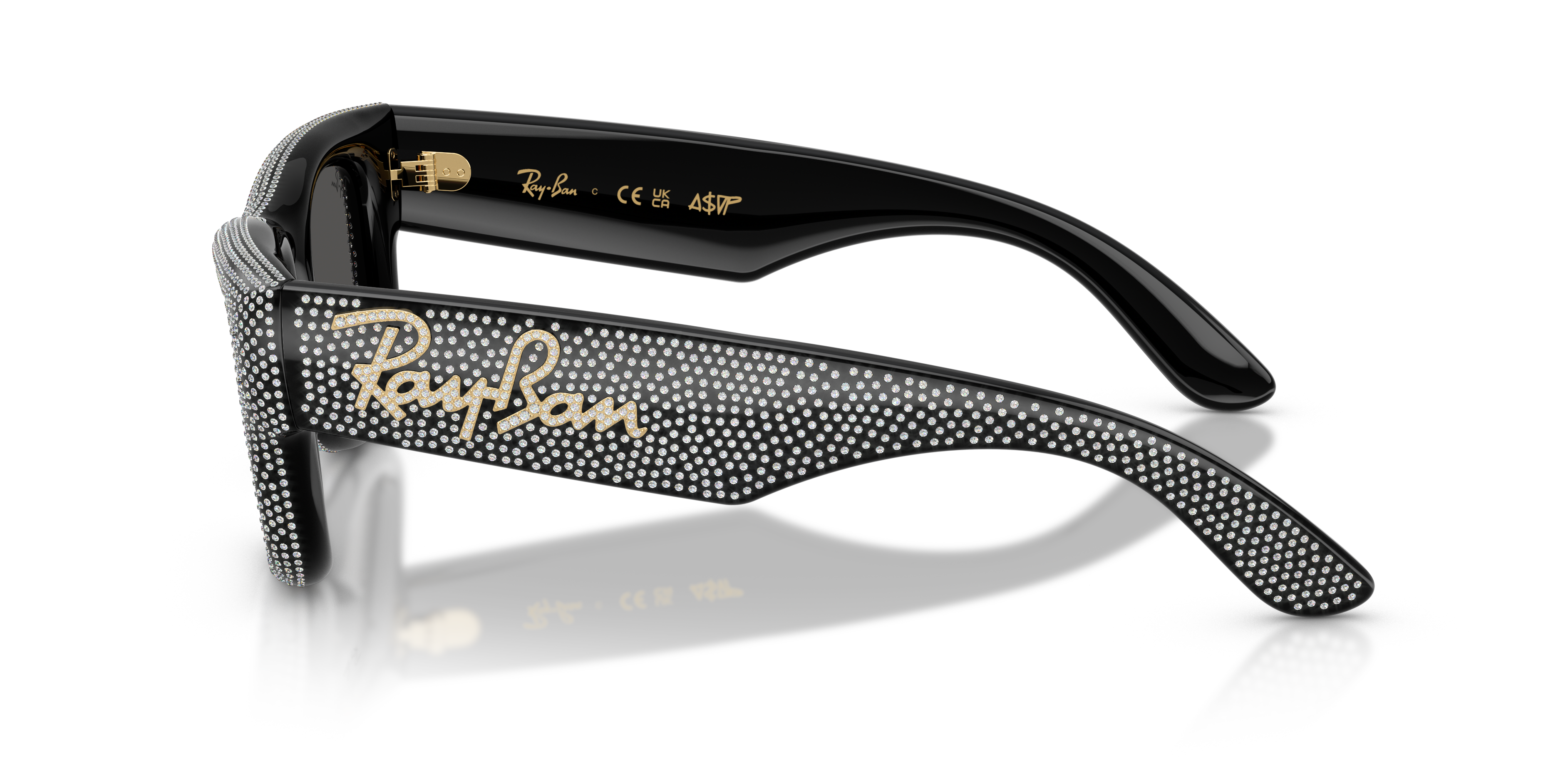 RB4940BP Wayfarer Puffer Crystal Pavè Edition