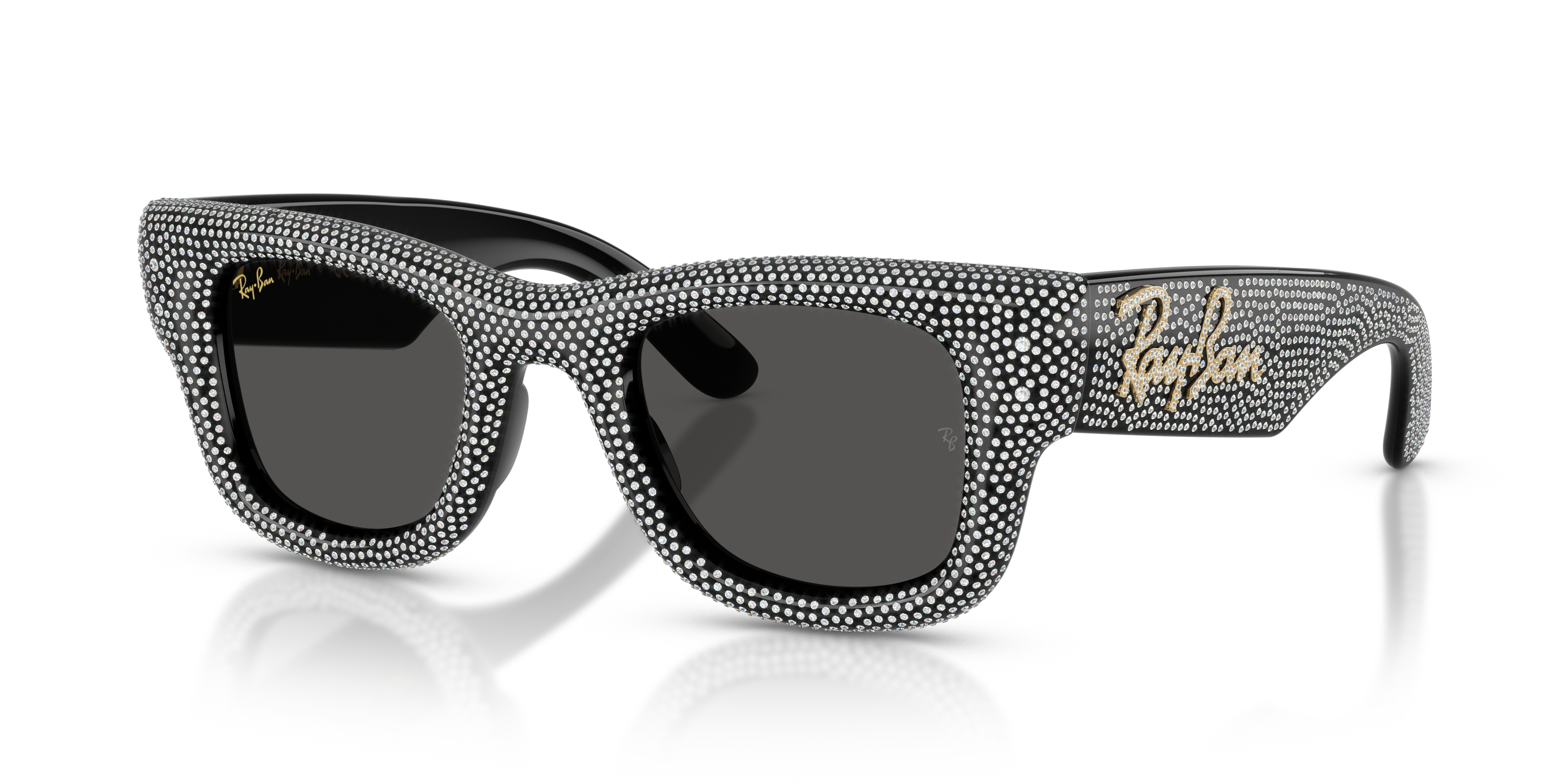RB4940BP Wayfarer Puffer Crystal Pavè Edition