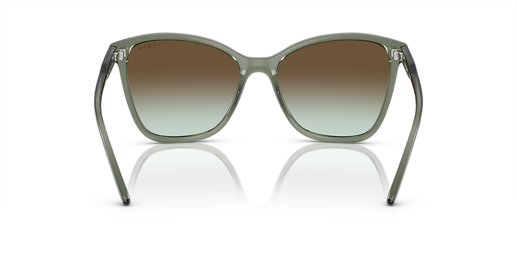 VOGUE EYEWEAR VO5520S Transparent Caramel - Women Sunglasses, Violet Gradient Brown Lens