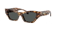 VERSACE VE4488U Solid Red - Woman Luxury Sunglasses, Pink Gradient Violet Lens
