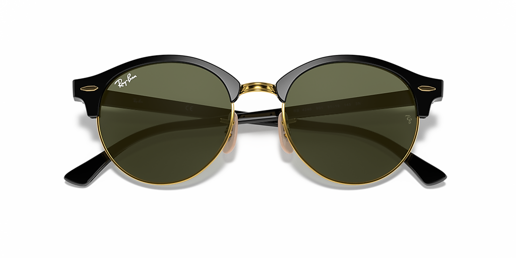 Ray-Ban サングラス CLUBROUND CLASSIC RB4246 Ray-Ban RB4246 Clubround Classic M (51 - 19) with Green