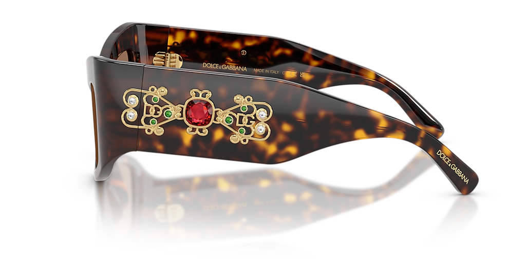 Dolce&Gabbana DG4524B L (53 - 20) with Brown lenses and Tortoise