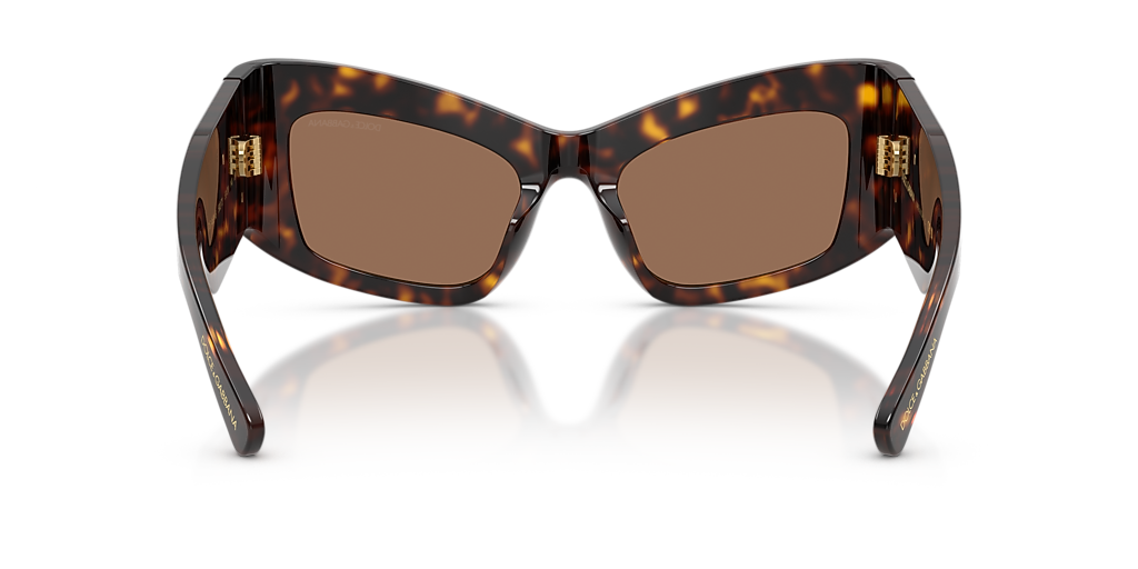Dolce & Gabbana Gold Filigree Brown Tortoiseshell Women\'s Sunglasses DOLCE & GABBANA Metal Filigree DG 4212 Square Sunglasses  main image 2