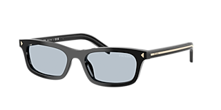 Prada PR A13S L (54 - 23) with Grey lenses and Black frame