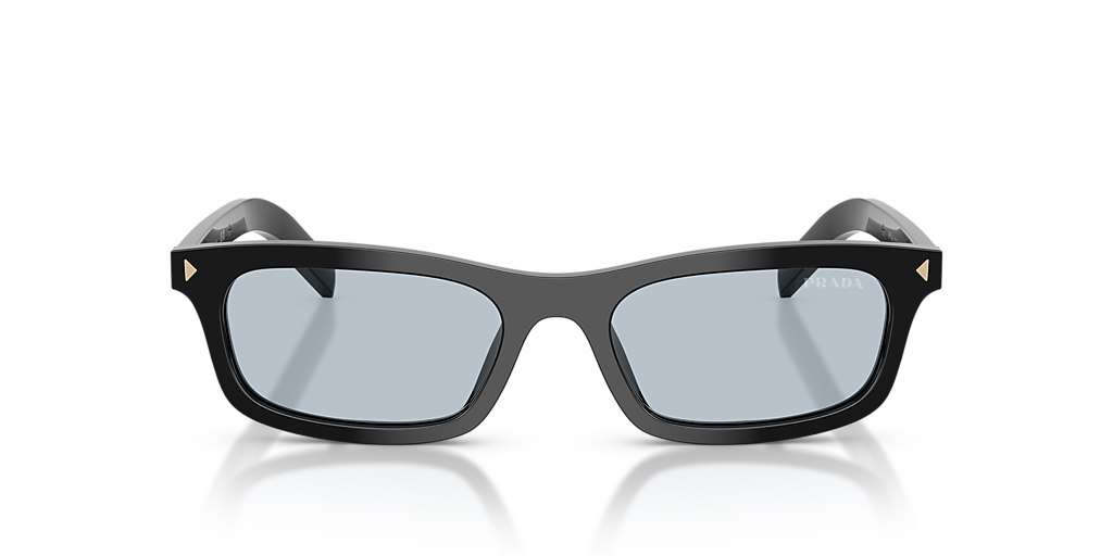 Prada PR D05S S (52 - 18) with Blue lenses and Black frame  display picture 2
