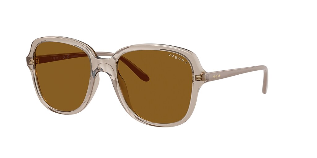 Vogue Eyewear VO5601S 53 Dark Brown Polar & Transparent Caramel