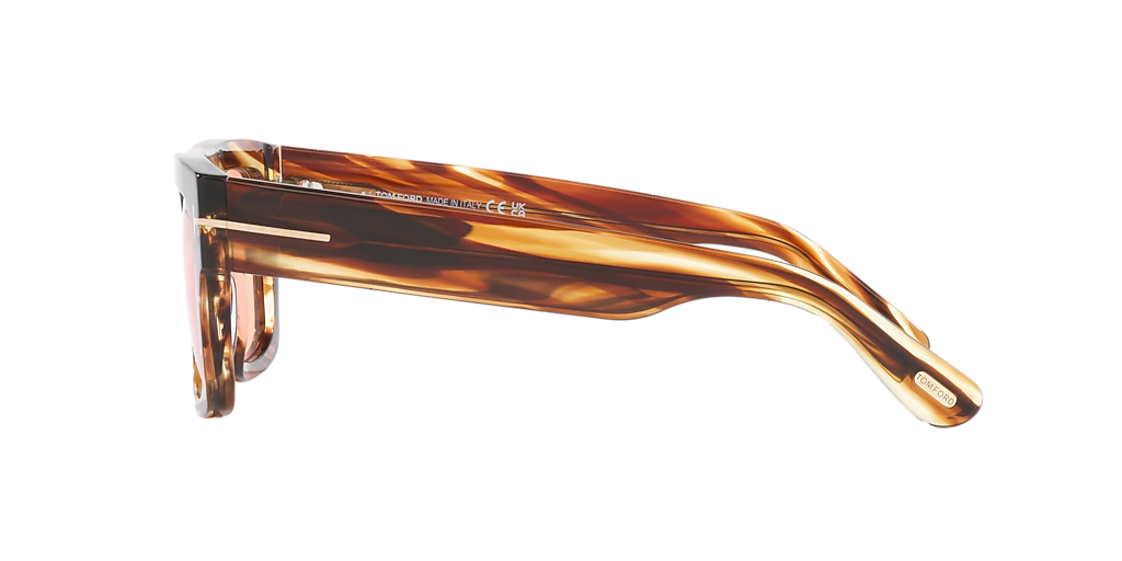 TOM FORD Fausto Tortoise Blonde - Men Luxury Sunglasses, Brown Lens