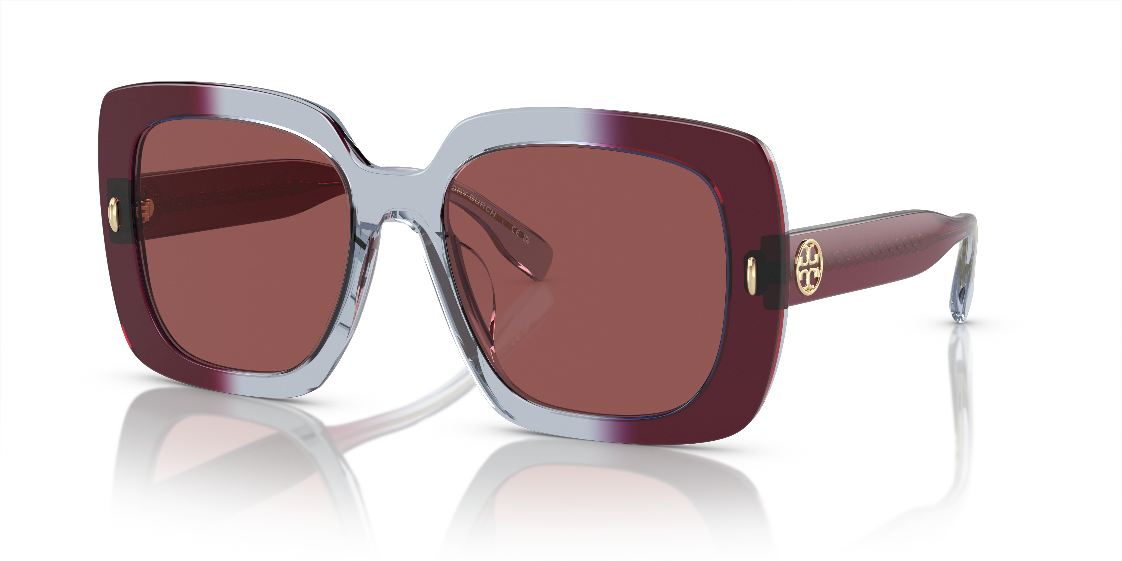Tory Burch TY7193U L (56 - 19) with Violet lenses and Red