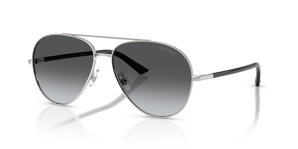 Jimmy Choo JC4026 L (58 - 14) with Grey lenses and Silver frame