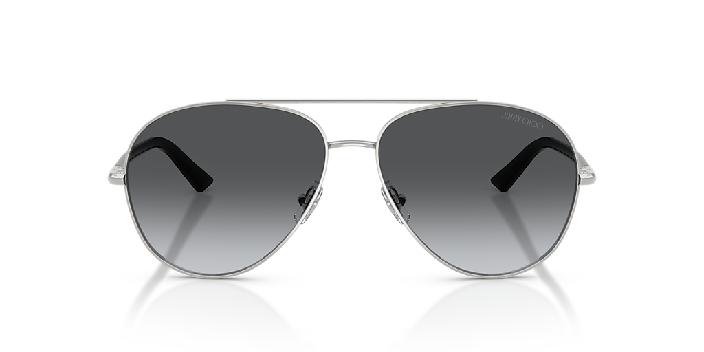 Jimmy Choo JC4026 L (58 - 14) with Grey lenses and Silver frame