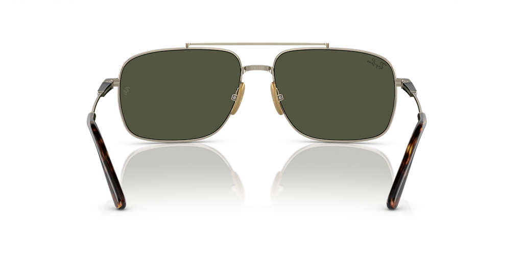 Ray-Ban Michael Titanium XL (59 - 15) with Green lenses and Gold