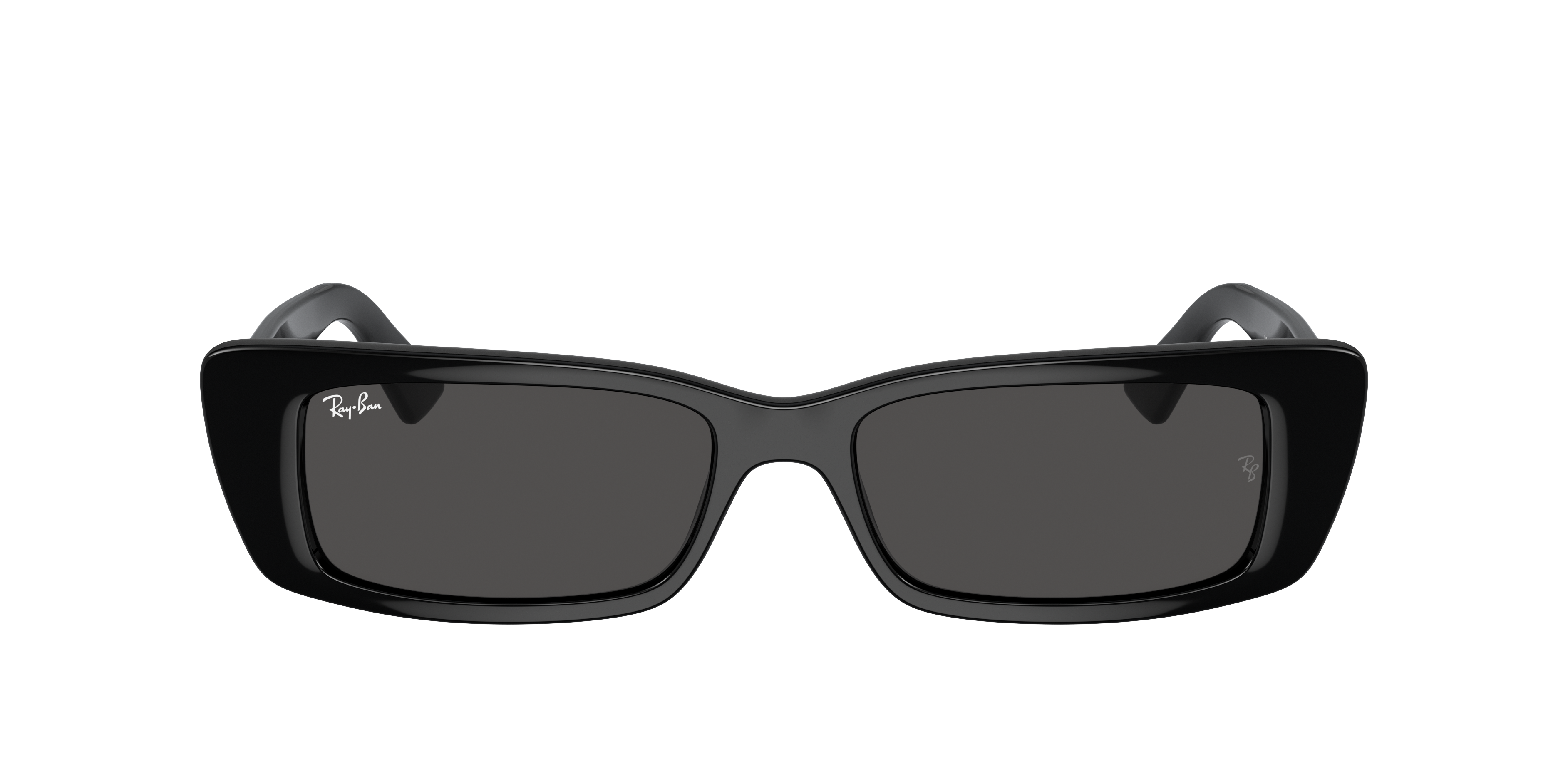Ray Ban Teru Bio-based Sunglasses Black Frame Grey Lenses 54-17 In Dark Grey