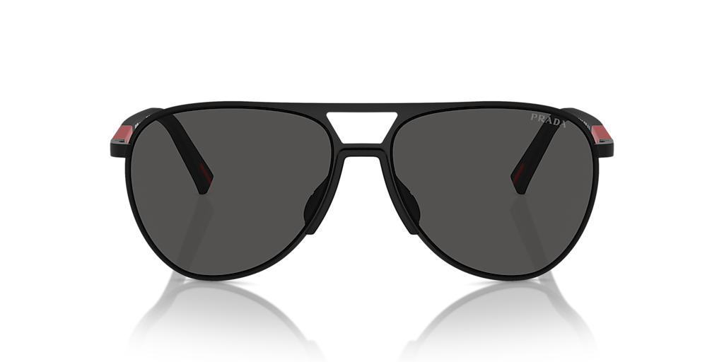 サングラス PRADA Prada Linea Rossa Eyewear Sunglasses (0PS53YS BLACK) Prada Linea Rossa PS 53ZS XL (59 - 15) with Grey lenses and