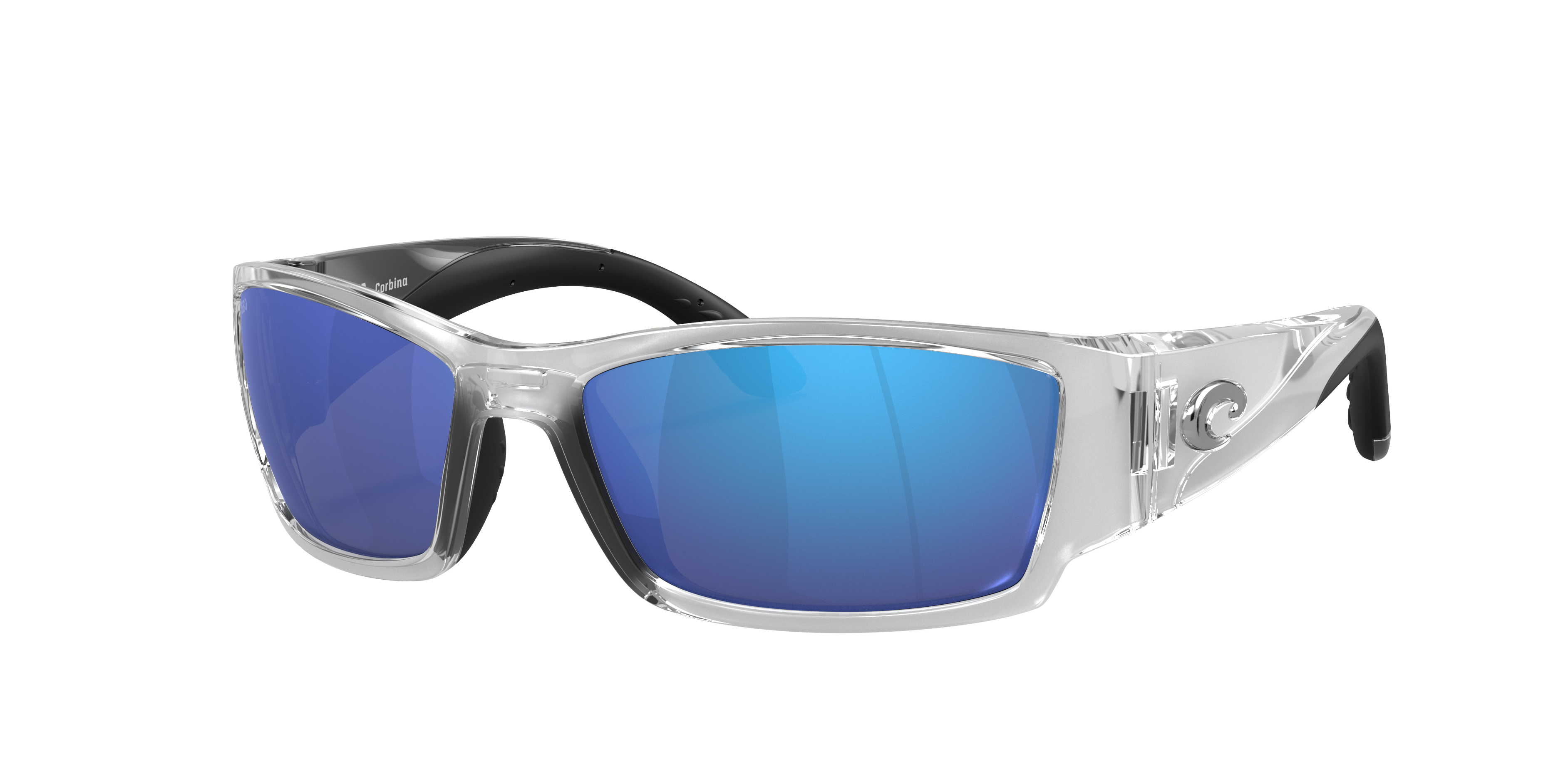 Costa Del Mar Corbina 6S9057 905715 62MM 10 Tortoise/Green Mirror 580G Glass. Polarized Rectangle Sunglasses for Men + BUNDLE With Designer iWear Eyew Costa 6S9057 Corbina L (61 - 18) with Blue lenses and Black frame