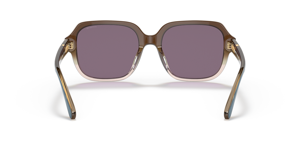 COACH HC8335U C7989 Transparent Brown Gradient - Women Luxury Sunglasses, Violet Solid Lens