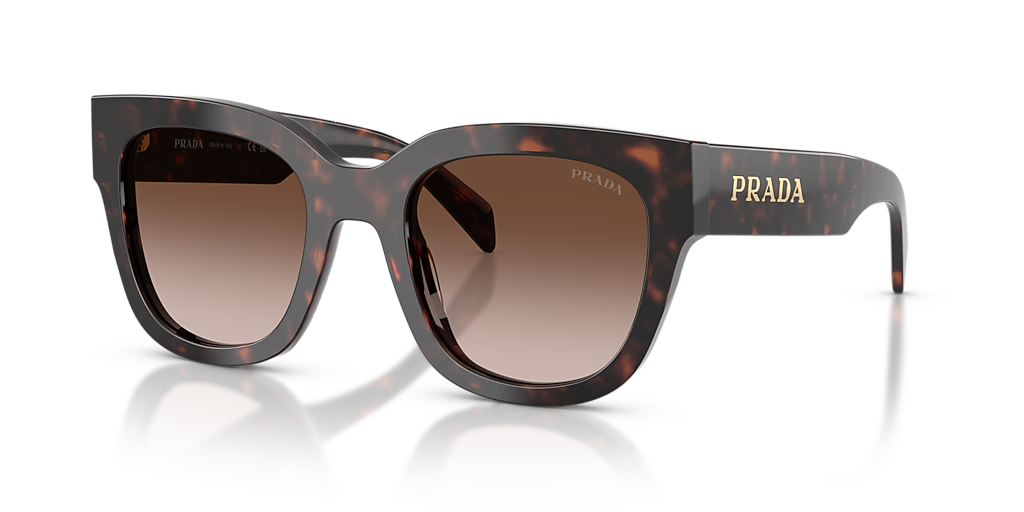 Prada PR C04S M (52 - 22) with Brown lenses and Tortoise frame