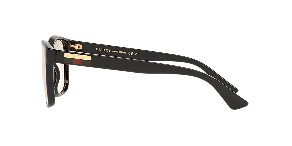 Gucci GG0746S XXS (57 - 17) with Yellow lenses and Black