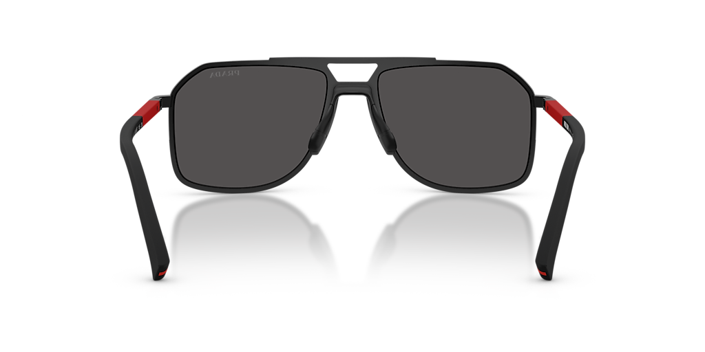 PRADA LINEA ROSSA PS B51S Matte Black - Men Sunglasses, Dark Grey Lens