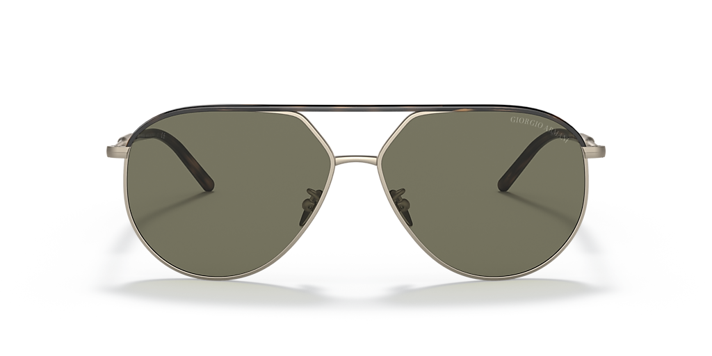 Giorgio Armani AR6120J XL (60 - 13) with Green lenses and Gold