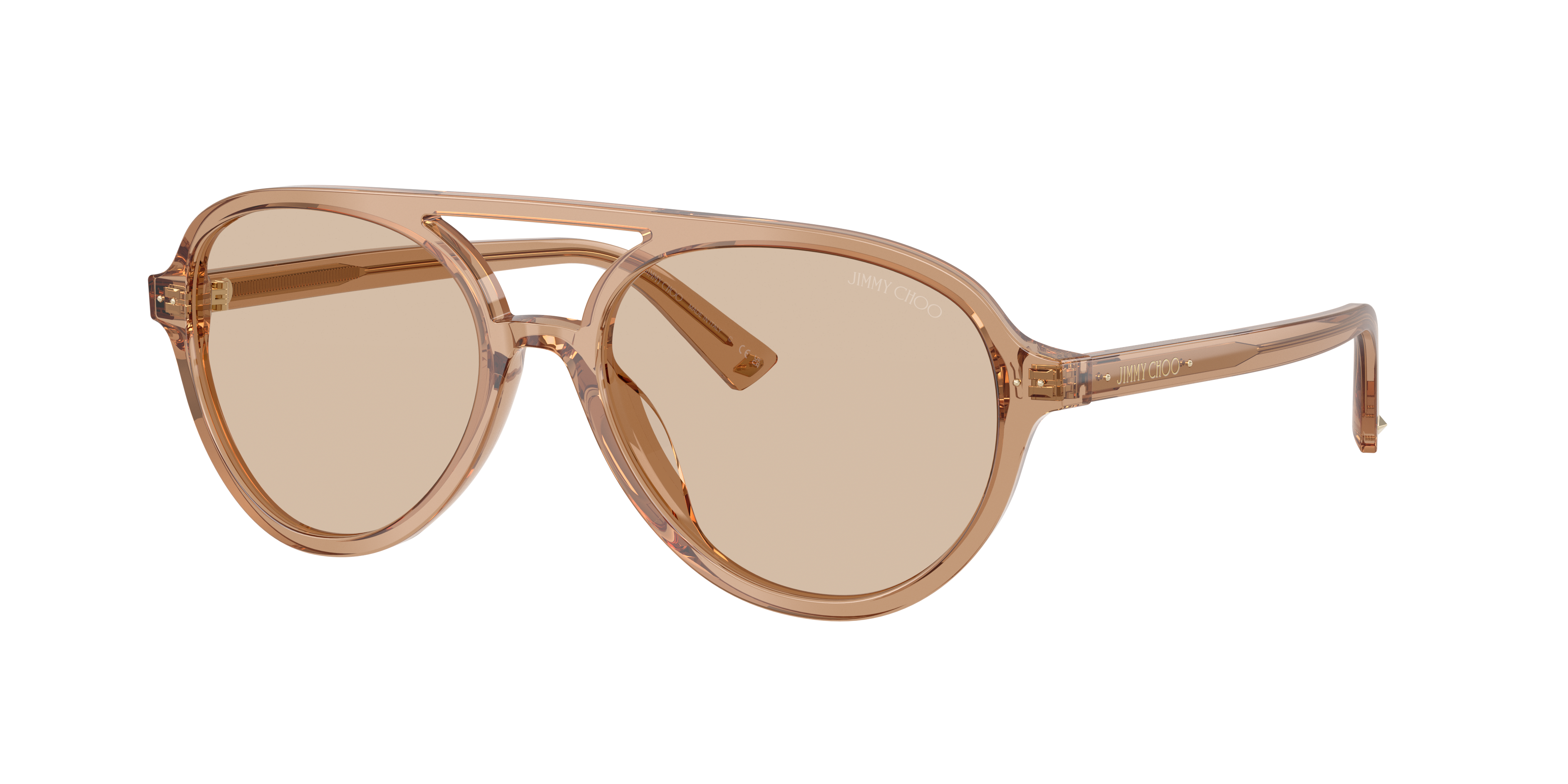 Jimmy Choo Woman Sunglass JC5055U -  Frame color: Transparent Tan, Lens color: Brown