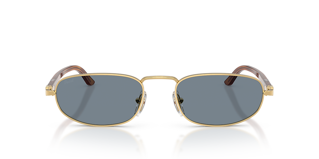 Persol PO1028S XXL (56 - 20) with Blue lenses and Gold frame
