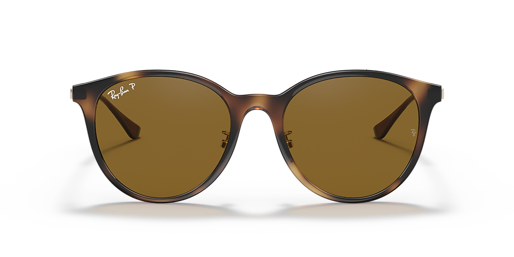 Ray-Ban RB4334D XXL (55 - 19) with Brown lenses and Tortoise frame
